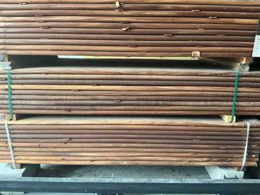 Geschaafde Okan plank (81x)