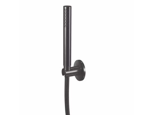 Qisani - Flow - Hand shower with holder and hose - Gun metal