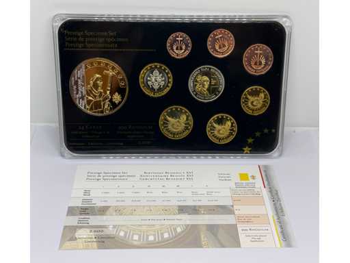 Prestige Specimen Set Gold Plated Rhodium Vatican
