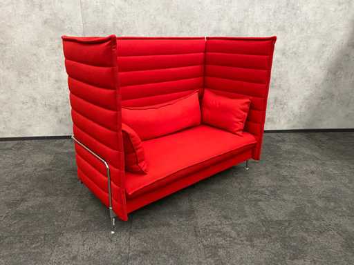 Vitra Alcove - design sofa - rood