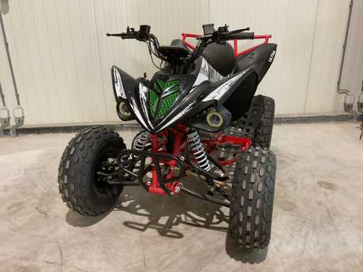 2025 Ultra Motocross ATX 125 Raptor Quad Black