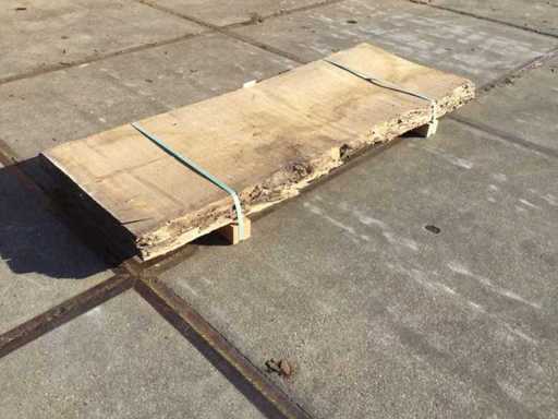Boomstam Tafelblad eiken 2100x750x90mm