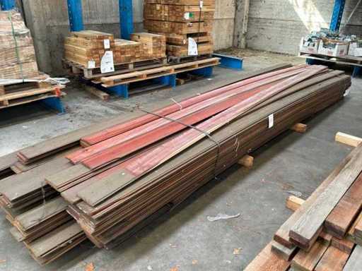 Série d’étagères murales Padouk