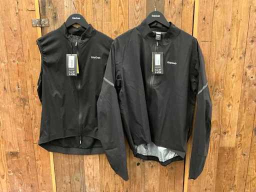 Vestă antivânt GripGrab Windbuster/Rainmaster și geacă impermeabilă - XL