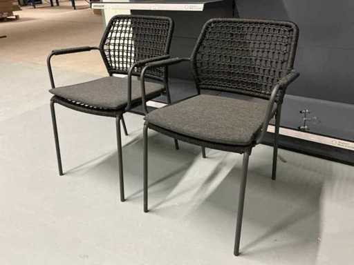 Chaise de jardin (2x)