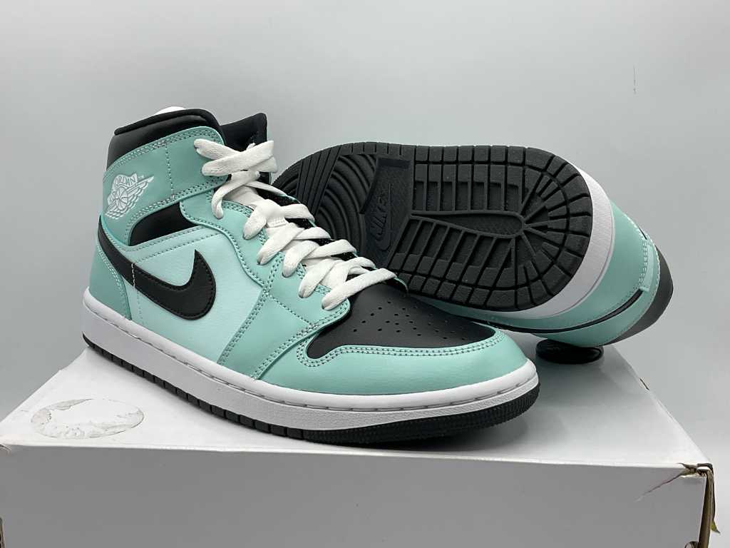 Nike Jordan 1 Mid Aqua Blue Tint Donna Scarpe da ginnastica 42 1/2