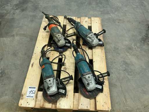 Makita Diverse haakse slijpers (4x)