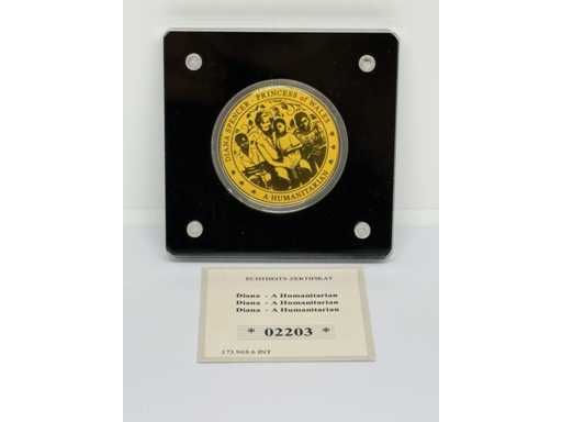 1/200 oz 999 Fine Gold Diana - Een humanitair
