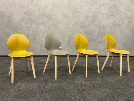 4x Calligaris Basil - sedia da pranzo