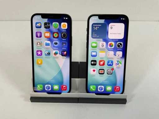 Apple iPhone 12 - 64 GB - Black (2x)