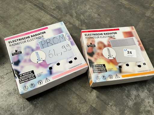 Elektrische radiator (2x)