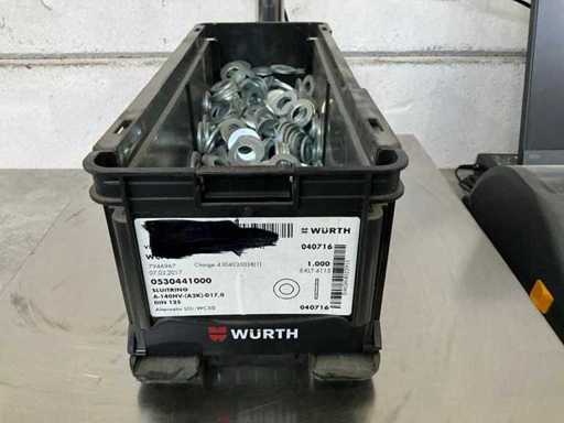 Würth 6.05 kg Sluitring D17,0 in stapelbare bak