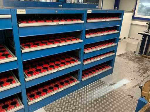 Workshop cabinet for tool holders