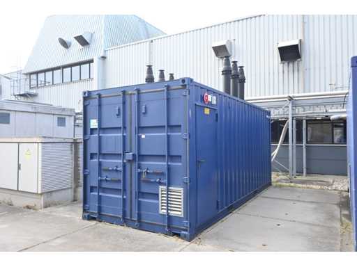 Remeha - 2018 - Mobiles industrielles 6-teiliges Zentralheizungssystem mit Umwälzpumpen im 20"-Container