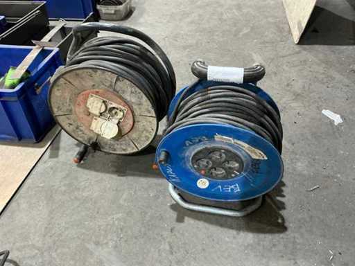 Szpula na kabel przedłużający (2x)