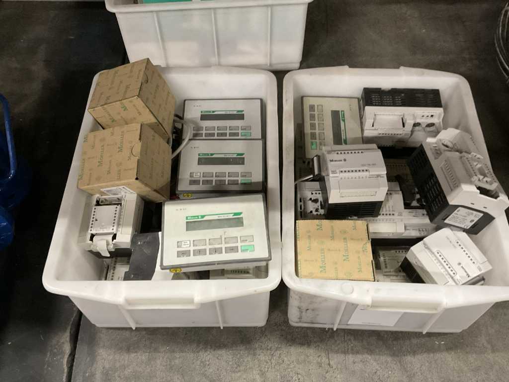 Moeller Lot of various PLC modules and text panels