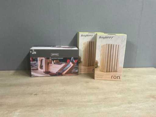 Snijmachine en messenblokken (3x)