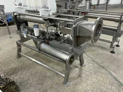 Fruit en groente watersnijmachine