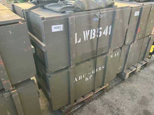 Gemengde partij houten kisten (5x)