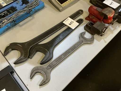 Open-end wrench 90-70-60-55 (3x)
