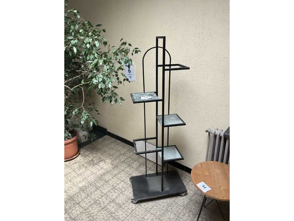 Mobile metal rack