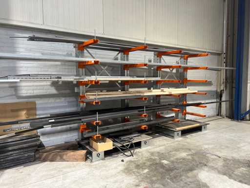 Dúo de portaequipajes en voladizo / portaportabeleros en voladizo