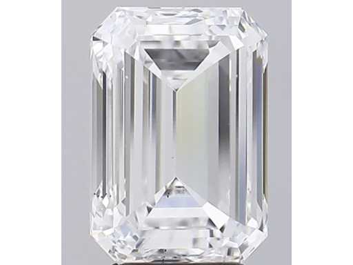 Diamant - diamant taille émeraude d’environ 2,00 carats (certifié)