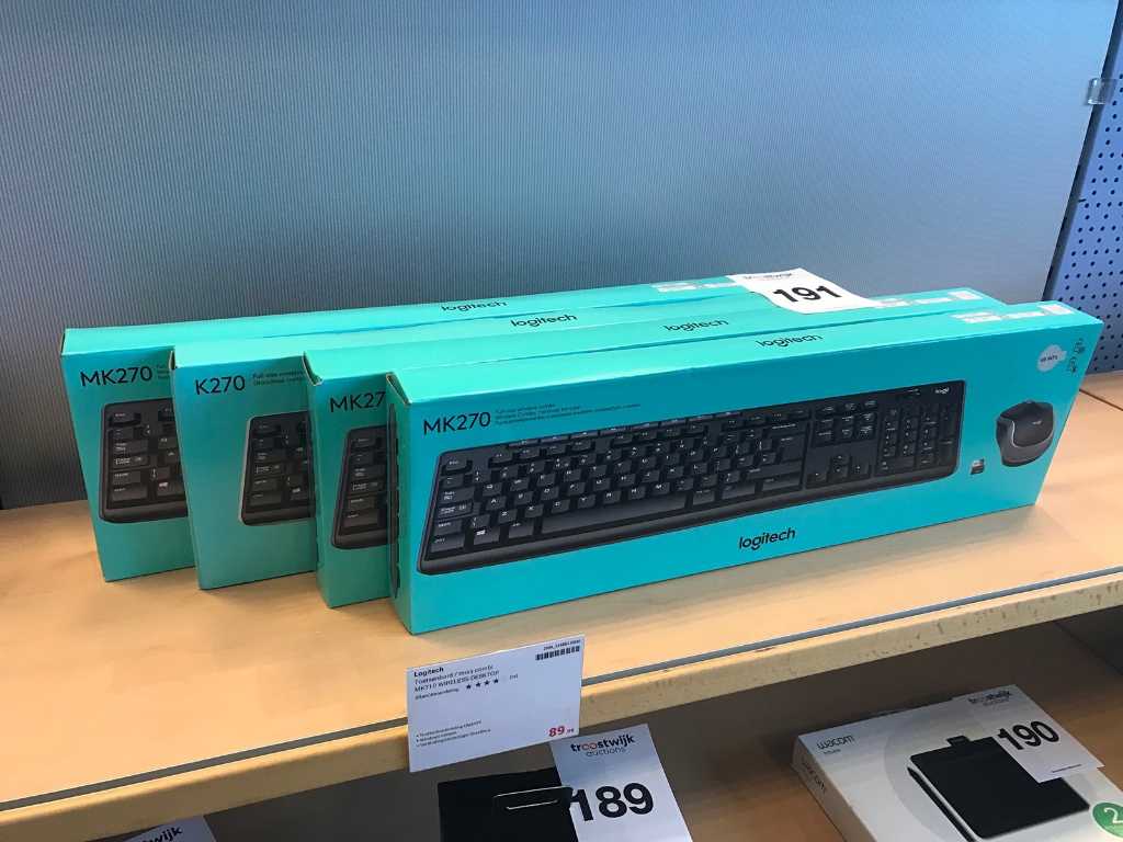 Zestaw klawiatury myszy Logitech MK270 BEZPRZEWODOWY KOMPUTER