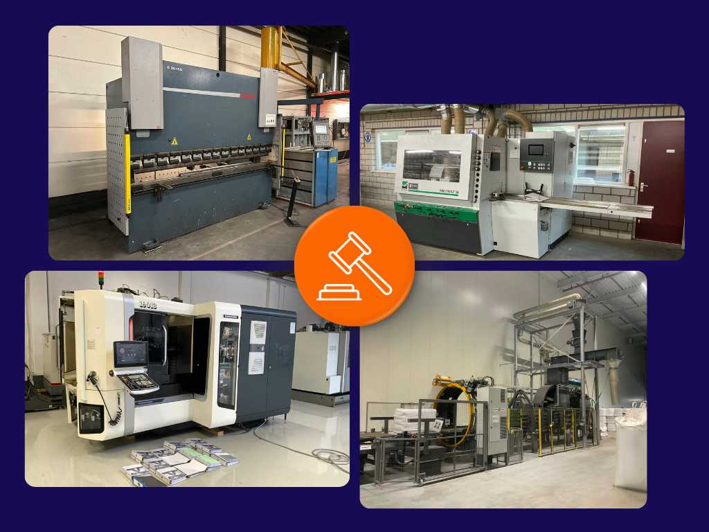 Verzamelveiling van industriële machines en gereedschappen - Vavato
