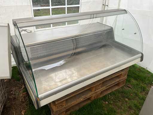 2010 JBG-2 Comptoir réfrigéré/vitrine réfrigérée + présentoirs éclairés 3pcs