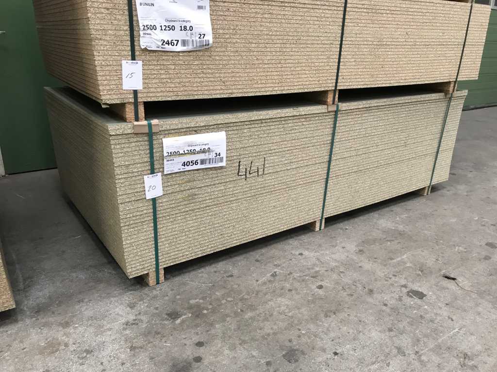 Spaanplaat groen (34x)