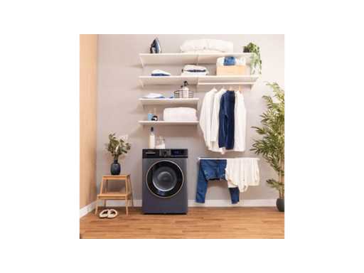 Cecotec Bolero DressCode 8610 wasmachine Voorlader 8 kg 1400 RPM Blauw- Duits display