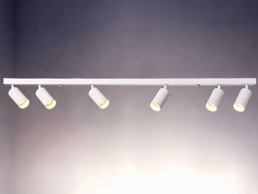 GU10 Luminaire spot monté en surface 6 culasses rotatif (4x)