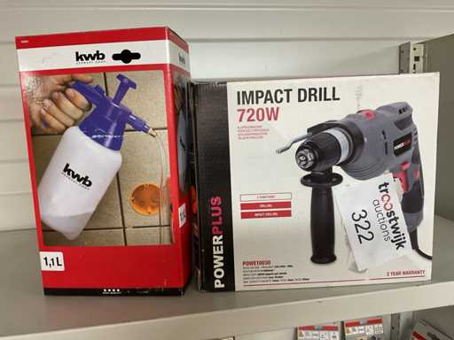 Bohr- und Wassertrog