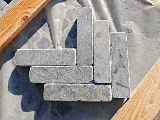 Natuursteen Blauwe Hardsteen 5x20x5 cm Tegel 57,6 m²