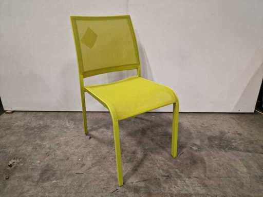 6 x Garden Prestige - Alu Stapelstoel Nice Lime - Batylene Lime