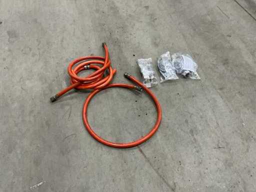 Furtun de gaz și regulator (3x)