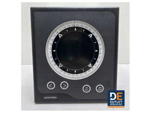 Alphatron AlphaMeteo MF MK2 schwarze Wetterstation-Anzeige