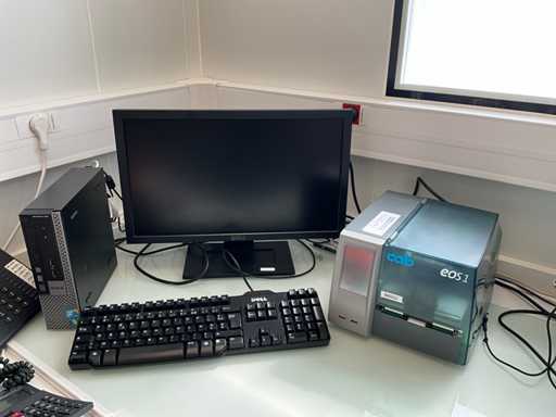 DELL Computer & Printer Label Combo