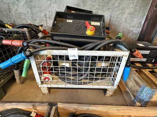 Installazione di cavi di alimentazione Powerlock 480A con scatola Powerlock