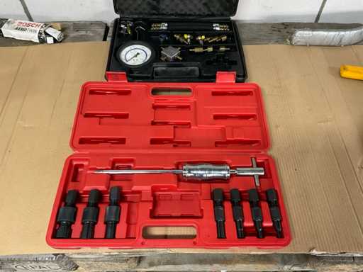 Blinde lager trekker set, brandstofdrukmeter diagnoseset