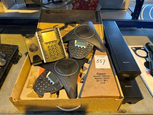 Polycom SoundStation IP 6000 Système de conférence (2x)