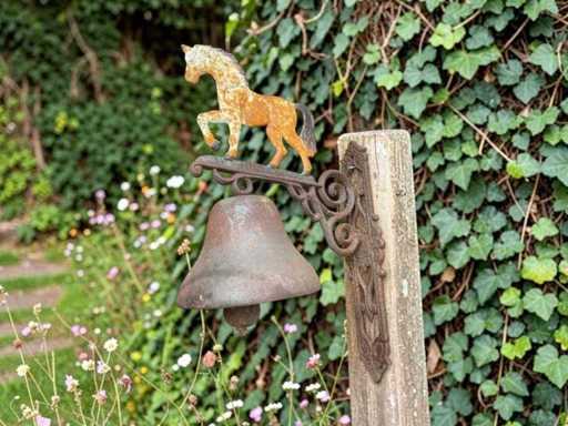 Clopot de perete din fontă - "Horse"