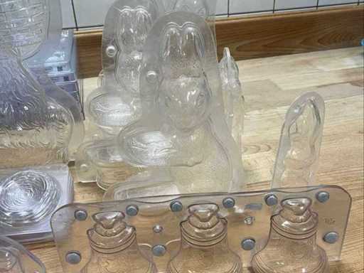 Czekoladowe formy do czekolady "EASTER" – ±110 kawałków