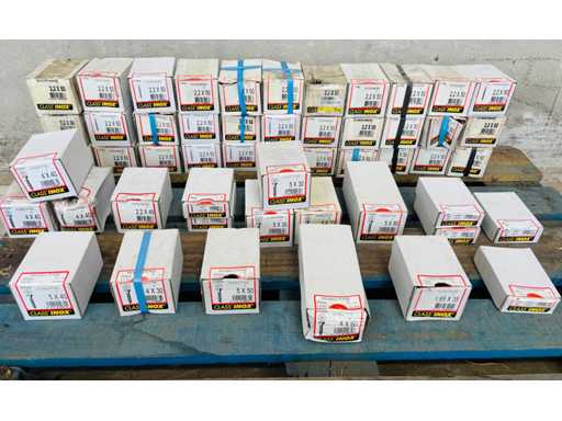 CLASS'INOX (x50 Boxen) Schrauben oder Spitzen – verschiedene Köpfe / Durchmesser / Länge 