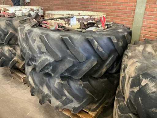 Dubbelluchtset 20.8R38 GS systeem