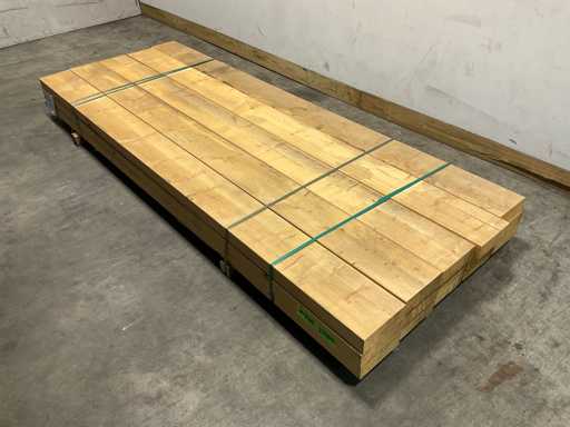 Poutre en épicéa rabotée - 300x22,2x7 cm (15x)