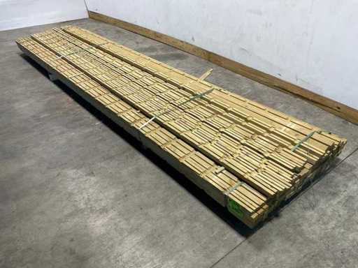 Fichtenbelüftungsstreifen imprägniert 420x5x2,2 cm (194x)