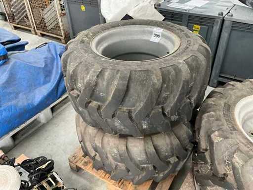 Mitas Excavator TI-1W Manitou band (2x)