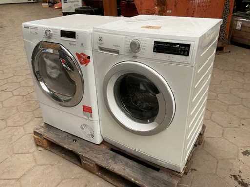 Trockner 1xElectrolux-Waschmaschine 1x Hoover-Trockner (2x)